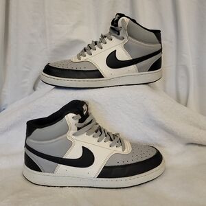 Nike Men's Court Vision Next Nature Mid Light Smoke Grey  DN3577 002 Size 10US